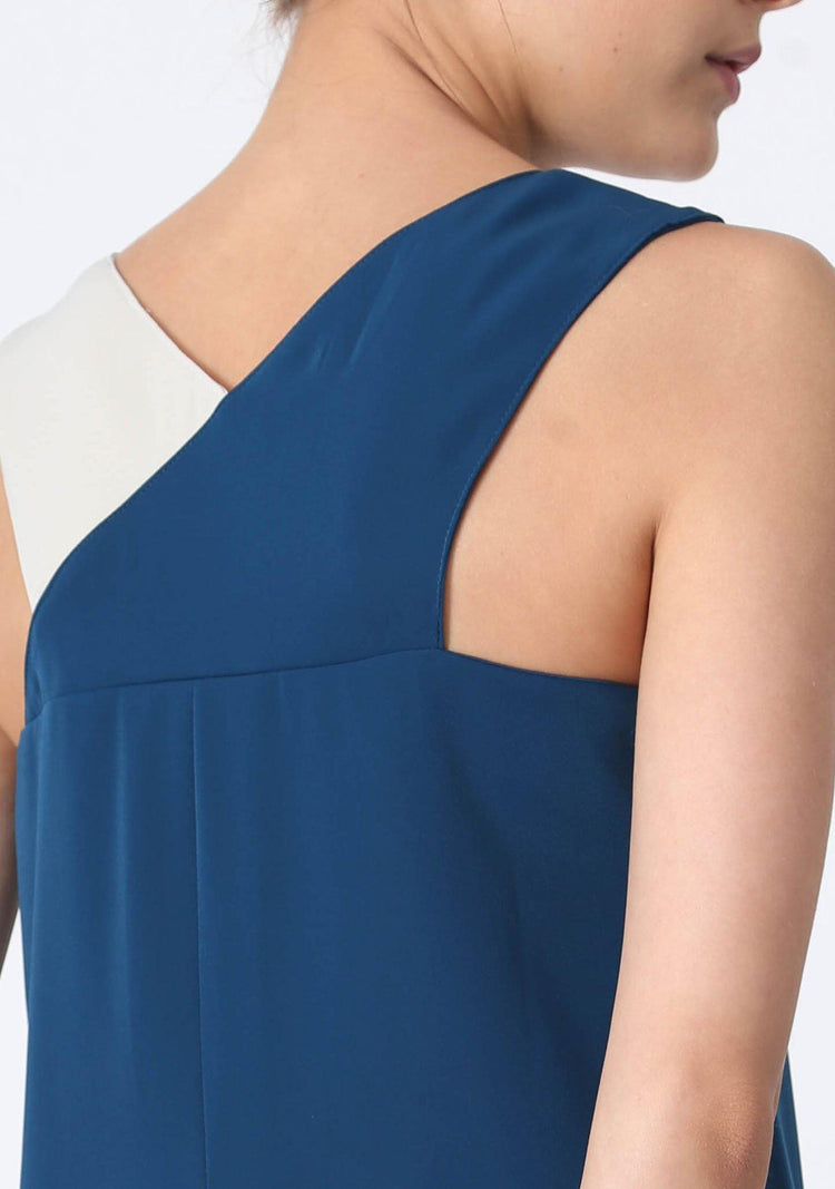VEA DRESS - ROYAL TURQUOISE - SALIENT LABEL