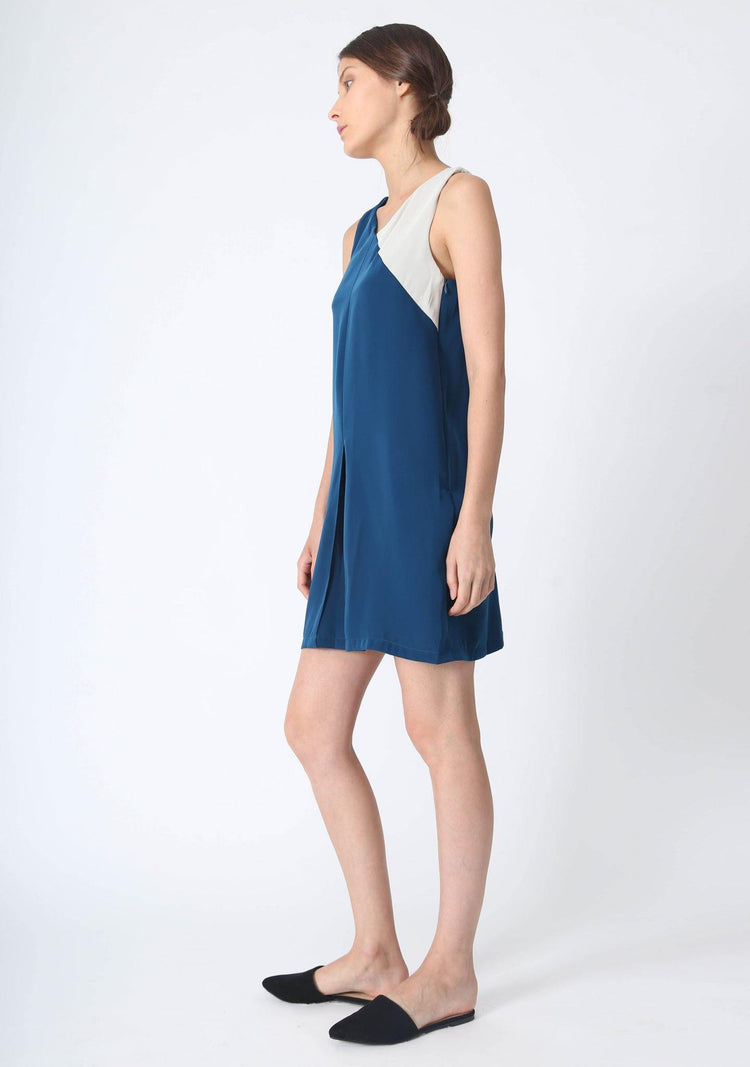 VEA DRESS - ROYAL TURQUOISE - SALIENT LABEL