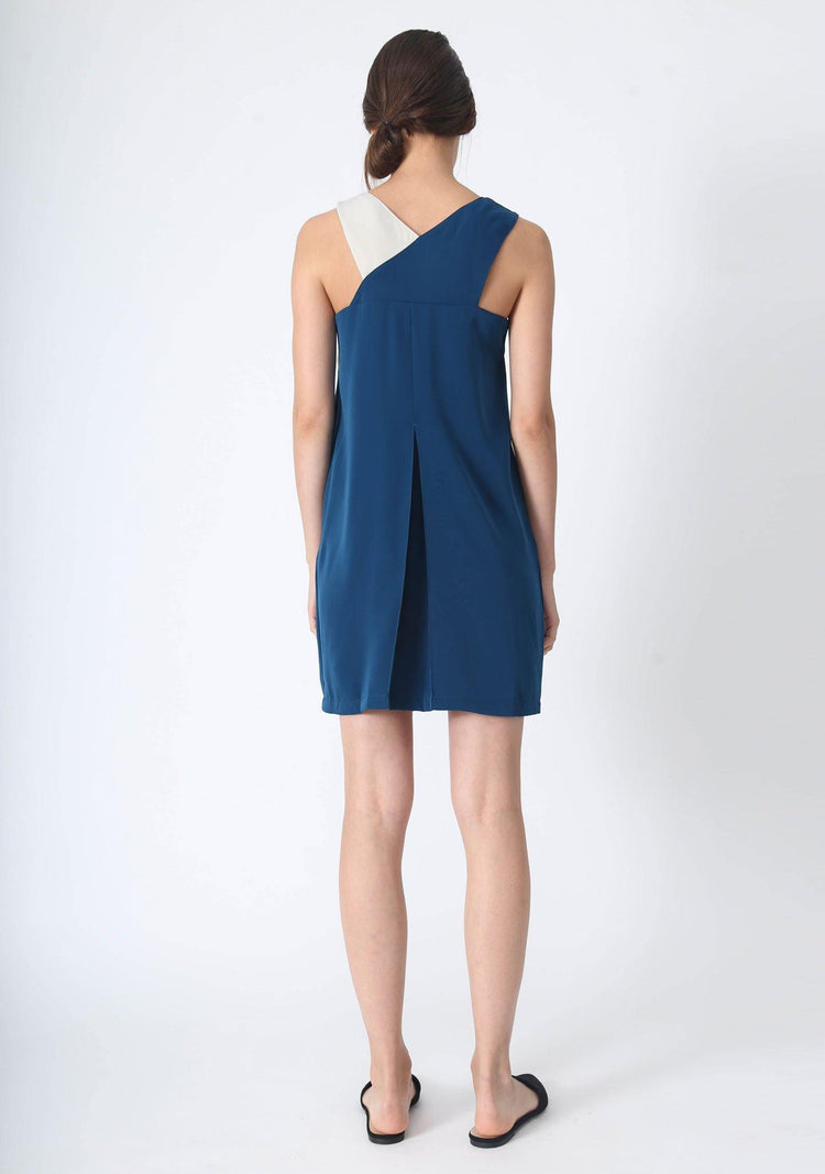 VEA DRESS - ROYAL TURQUOISE - SALIENT LABEL