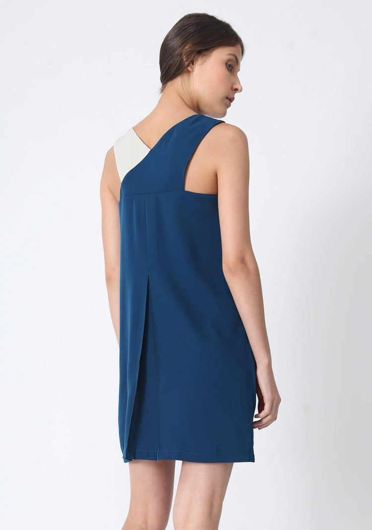 VEA DRESS - ROYAL TURQUOISE - SALIENT LABEL