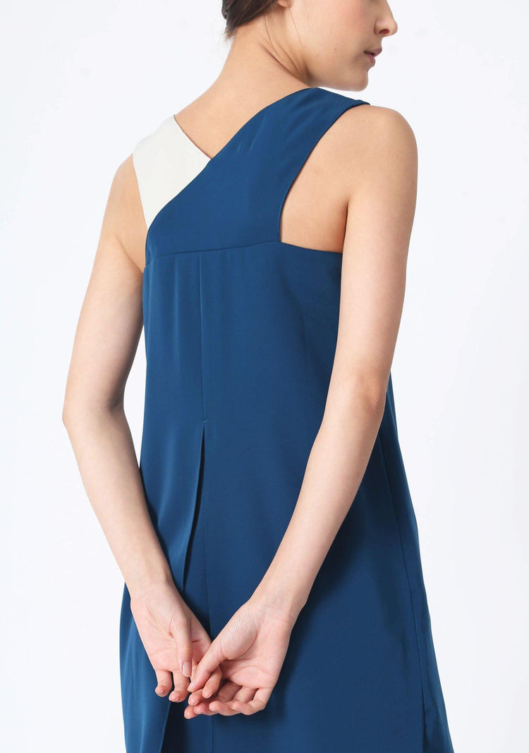 VEA DRESS - ROYAL TURQUOISE - SALIENT LABEL