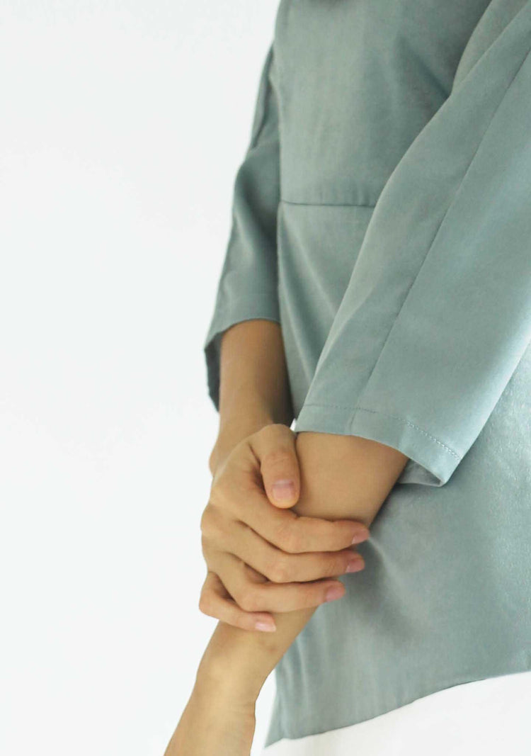 WHITTON DRESS - CATALINA BLUE - SALIENT LABEL
