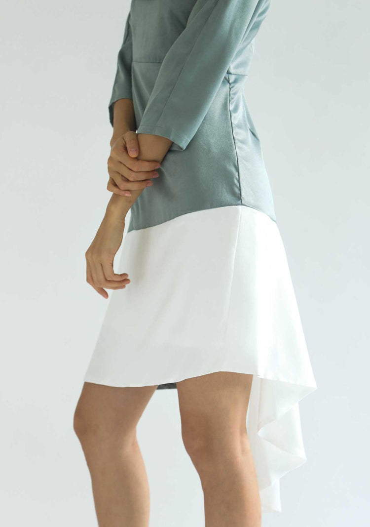 WHITTON DRESS - CATALINA BLUE - SALIENT LABEL
