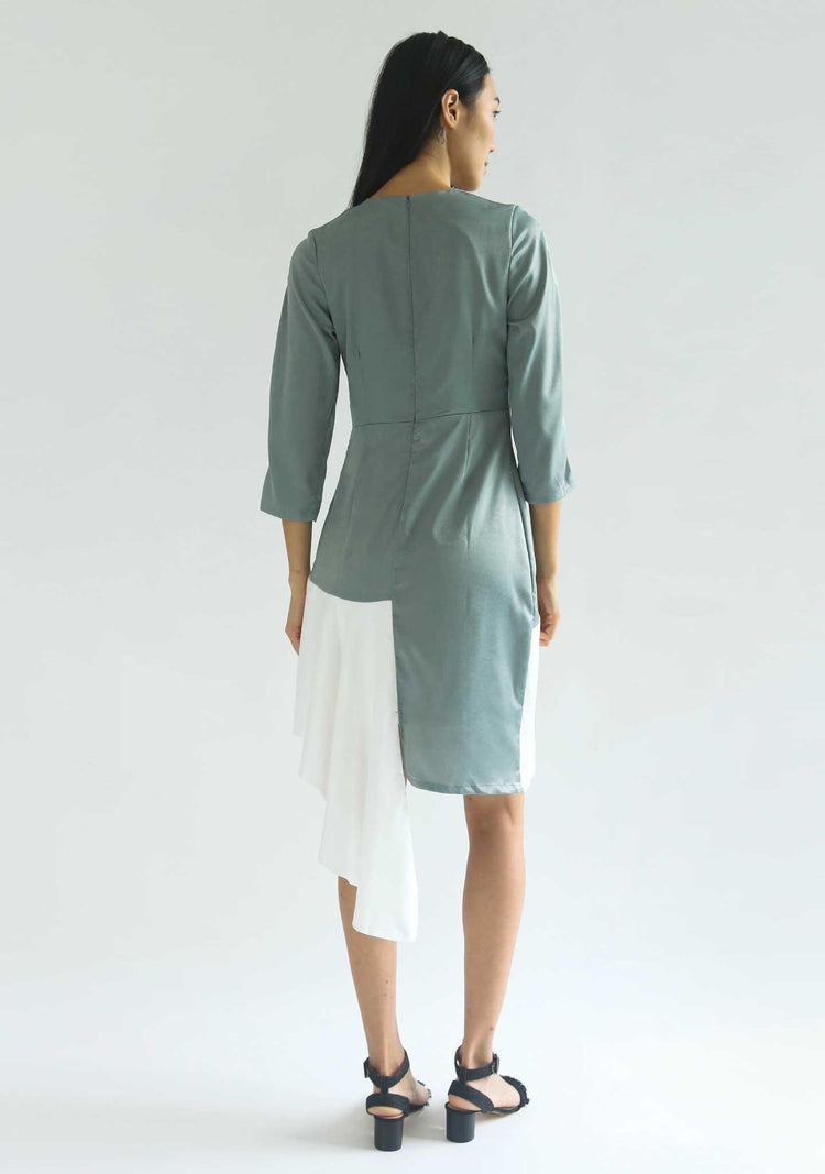 WHITTON DRESS - CATALINA BLUE - SALIENT LABEL