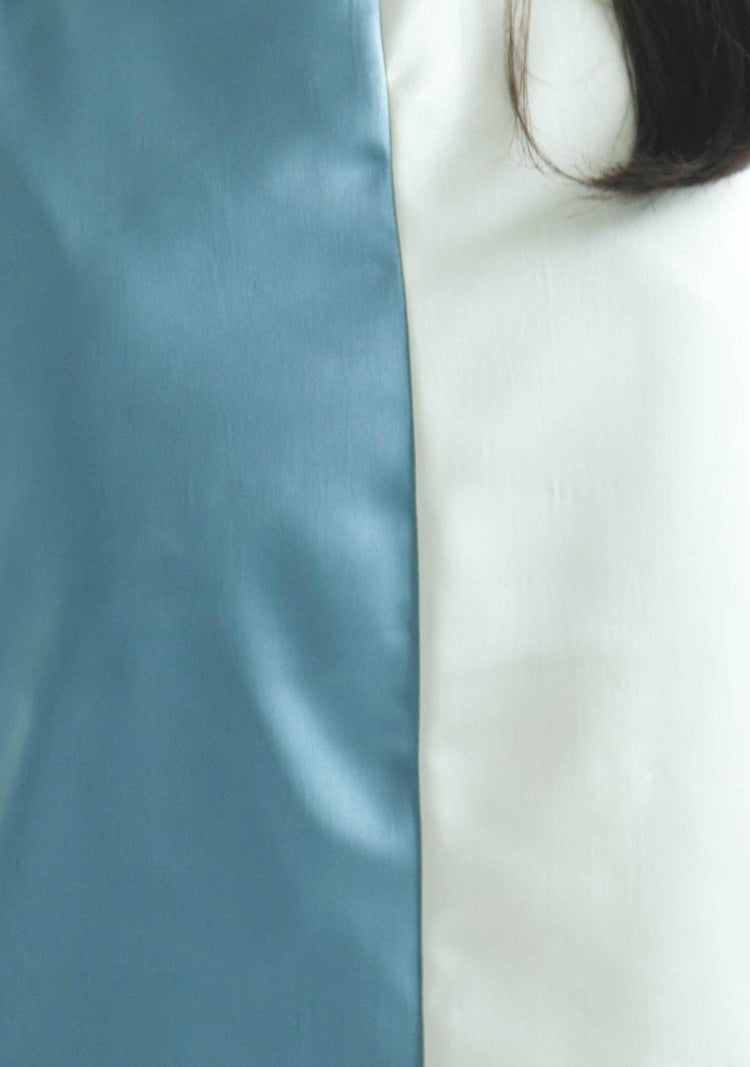 ZOLA DRESS - AIR FORCE BLUE - SALIENT LABEL