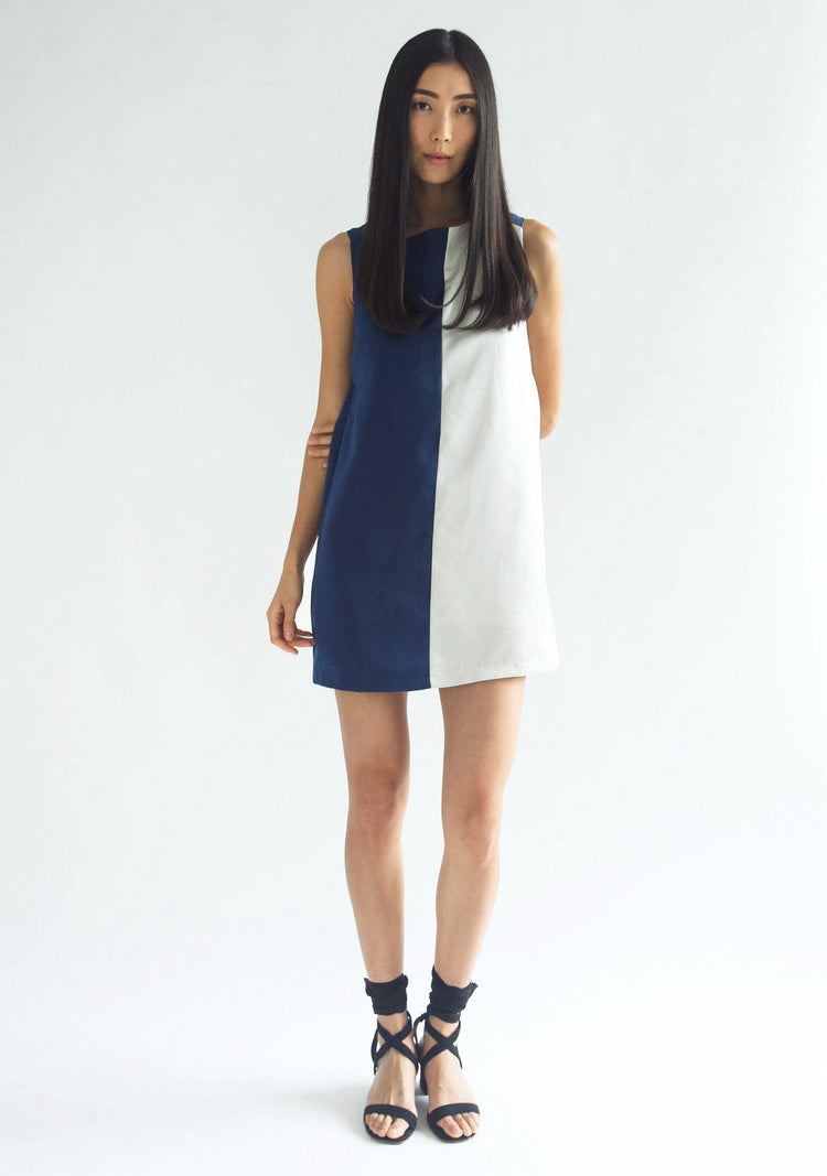 ZOLA DRESS - PRUSSIAN BLUE - SALIENT LABEL