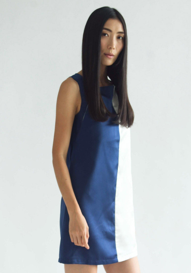 ZOLA DRESS - PRUSSIAN BLUE - SALIENT LABEL