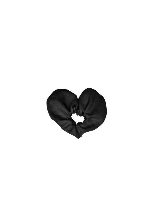 Heartshape Scrunchie in Black