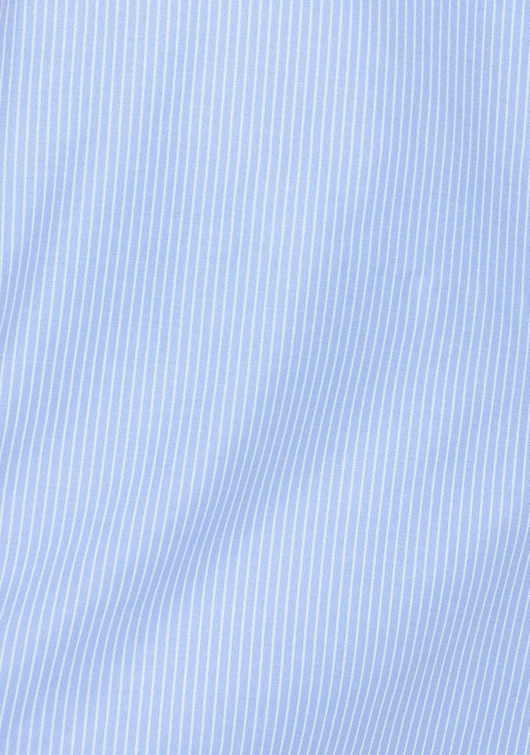 Elysian Contrast Panel Stripe Dress With Hi-lo hemline - SALIENT LABEL