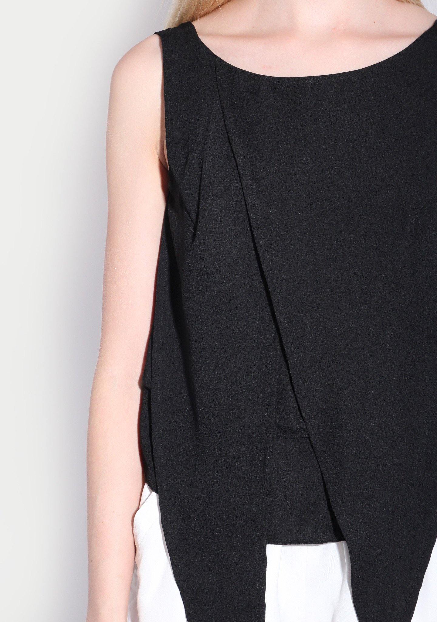 Gramn Baby Silk Top in Black - SALIENT LABEL
