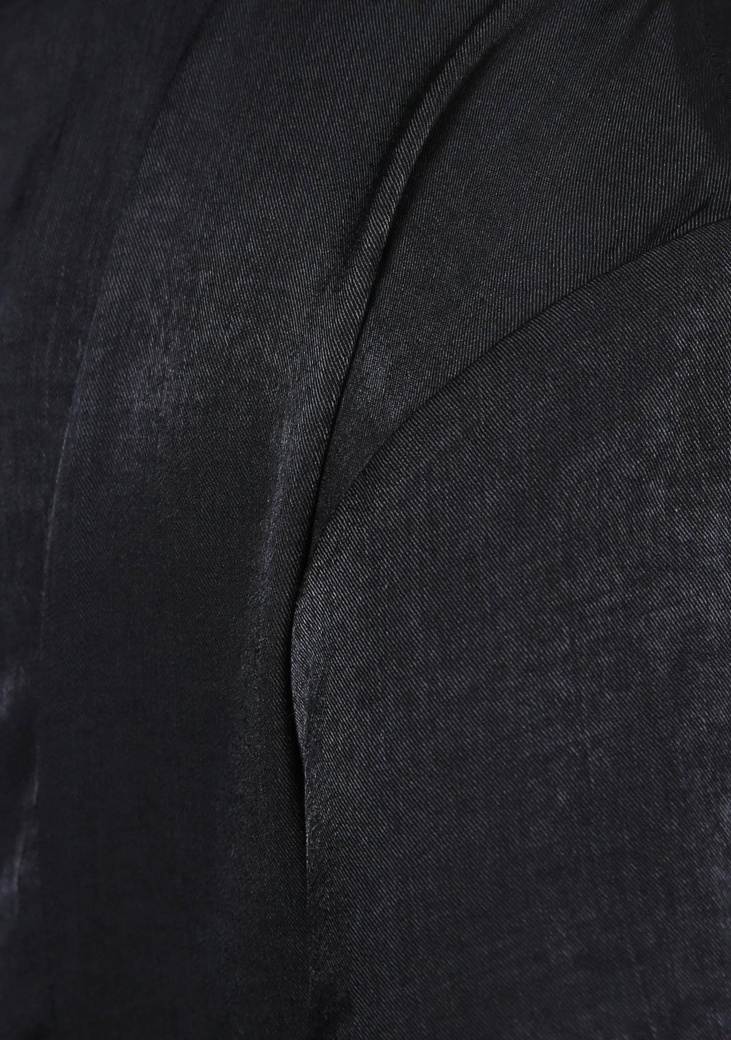 KIMBLE LANTERN SLEEVE BLOUSE - ANTHRACITE – SALIENT LABEL